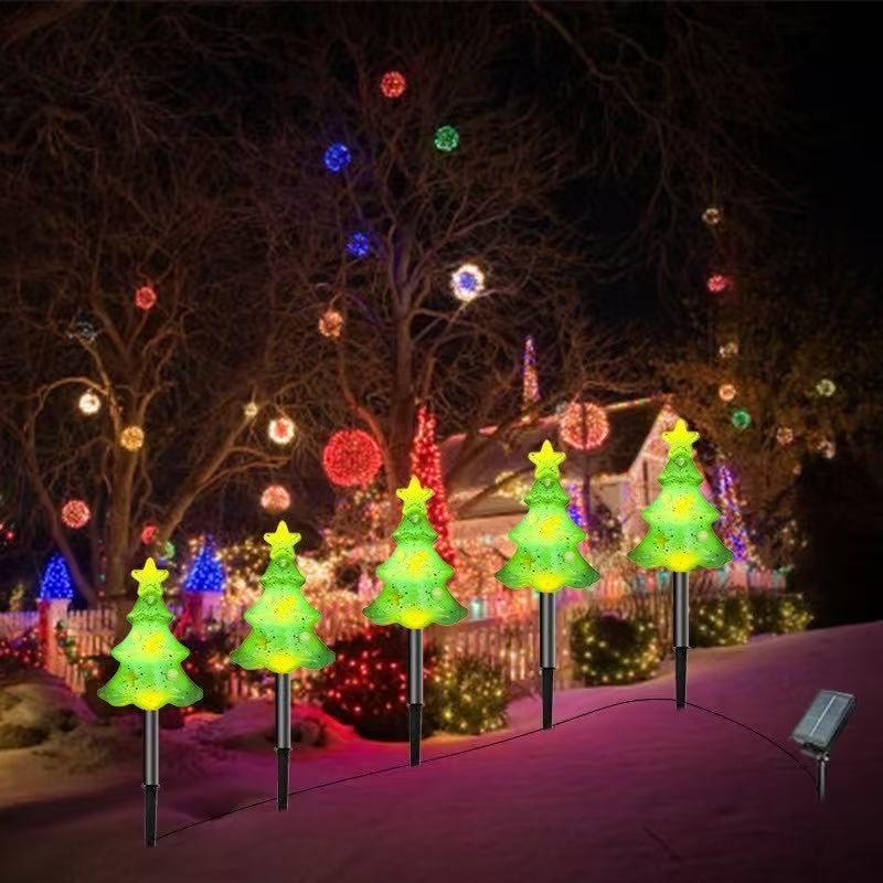 圣诞灯圆球LED串灯户外昆虫灯串圣诞节装饰节日灯饰温馨亮丽细节图