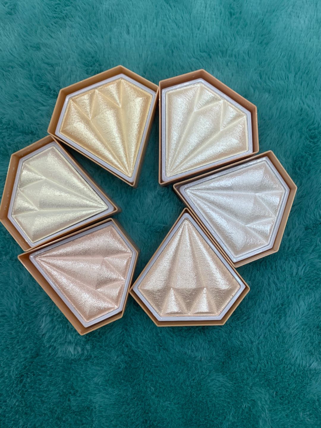 Diamond Highlighter Contouring Cream, One-piece Nose Shadow Glitter, Brightening, easy-to-Apply Makeup 2