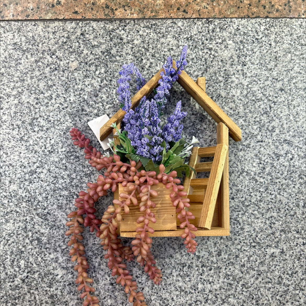 Lover's Tears Lavender artificial Plant Pendant