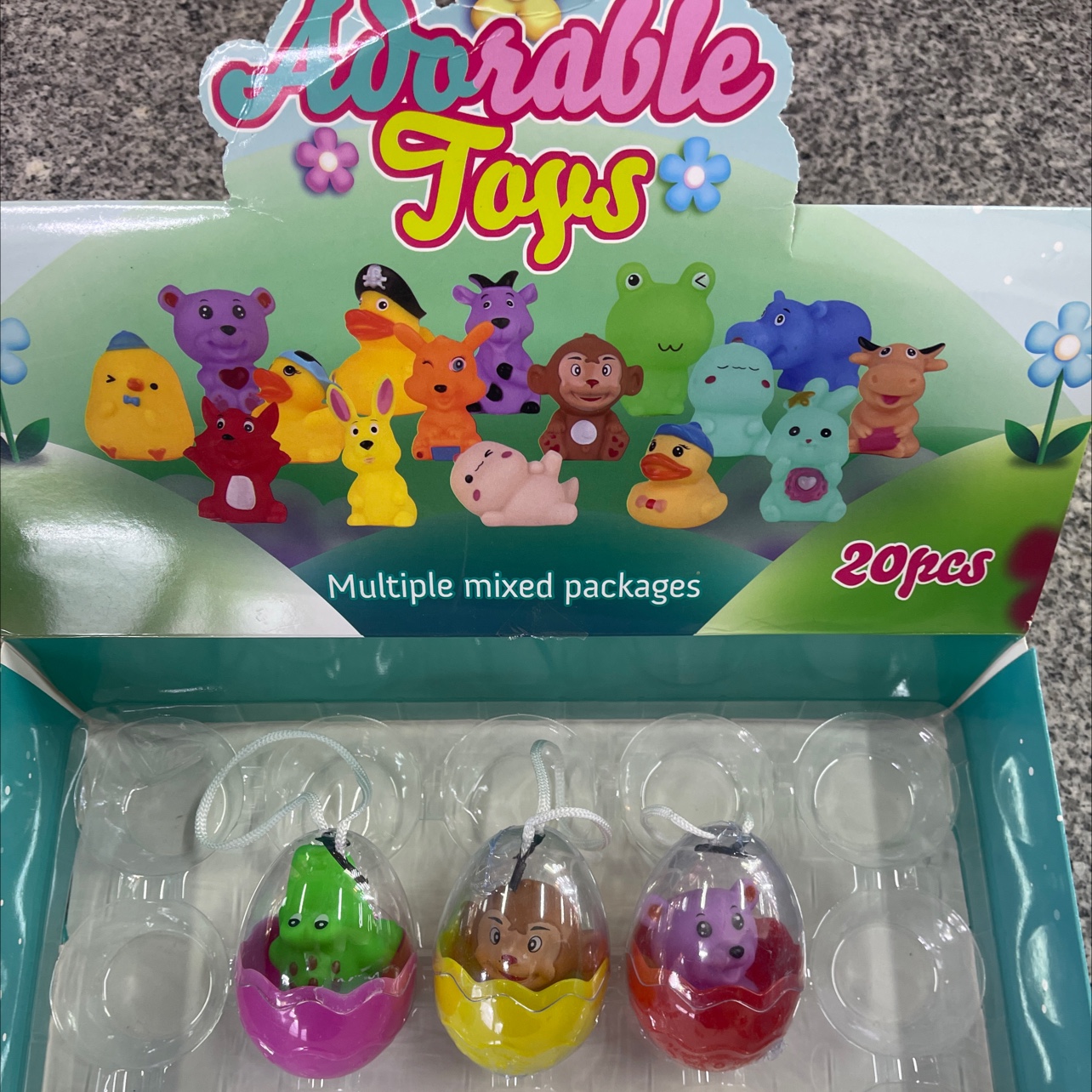 新款玩具动物蛋细节图