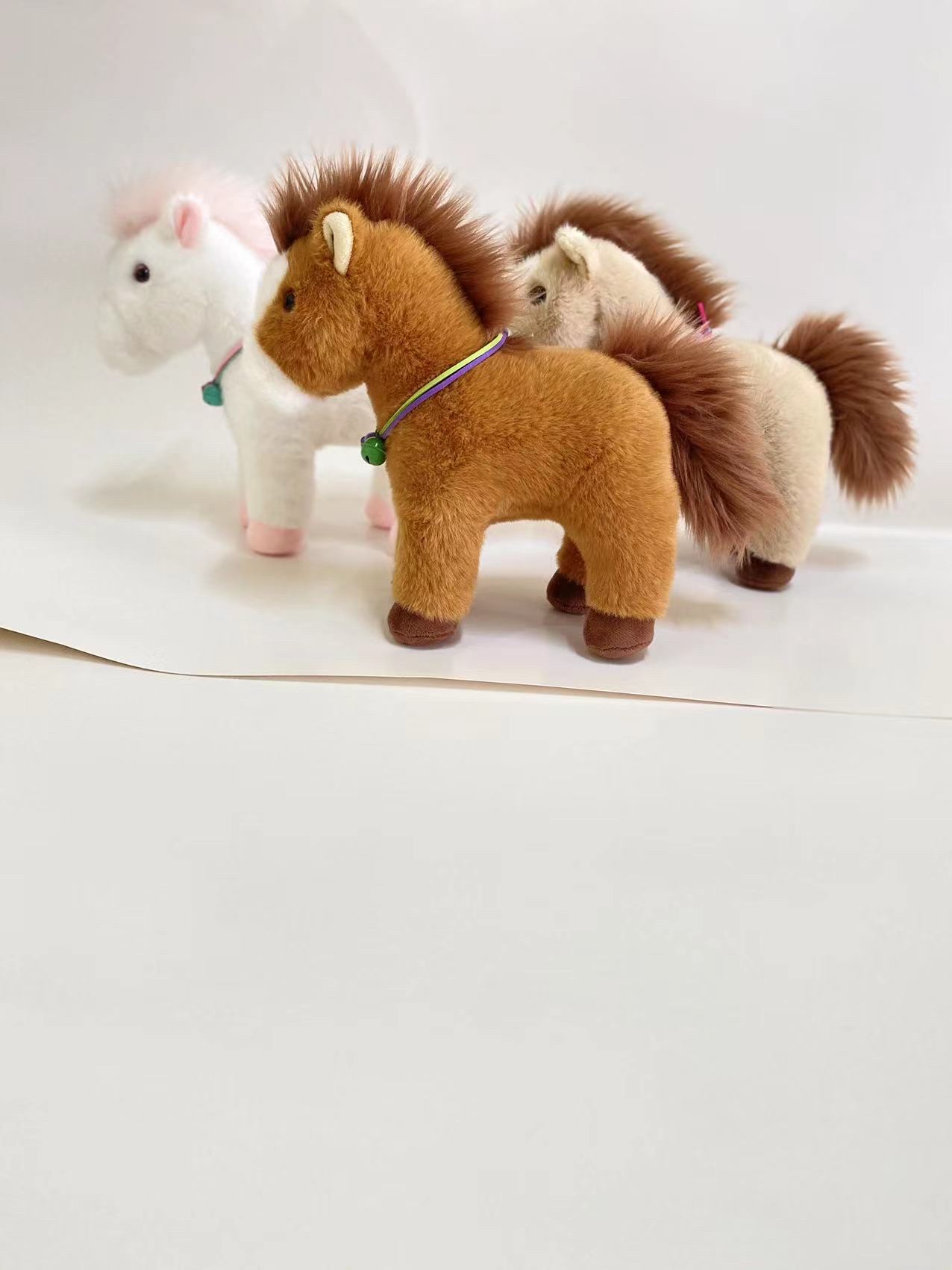 Horse dolls, plush toys, cute throw pillows, stuffed dolls, children's gifts, new styles, various plush toy dolls Item Picture