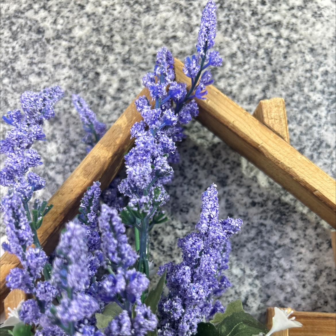 Lover's Tears Lavender artificial Plant Pendant detail image 2