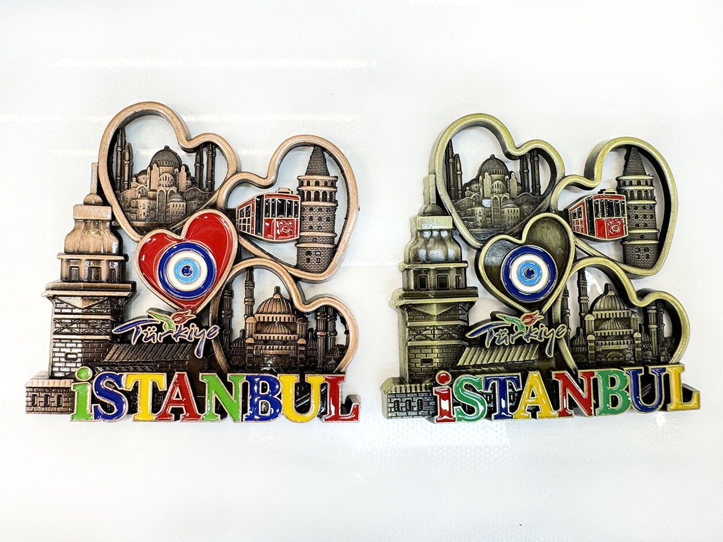 锌合金文创定制冰箱贴土耳其伊斯坦布尔设计定制冰箱贴冰箱旅行磁铁