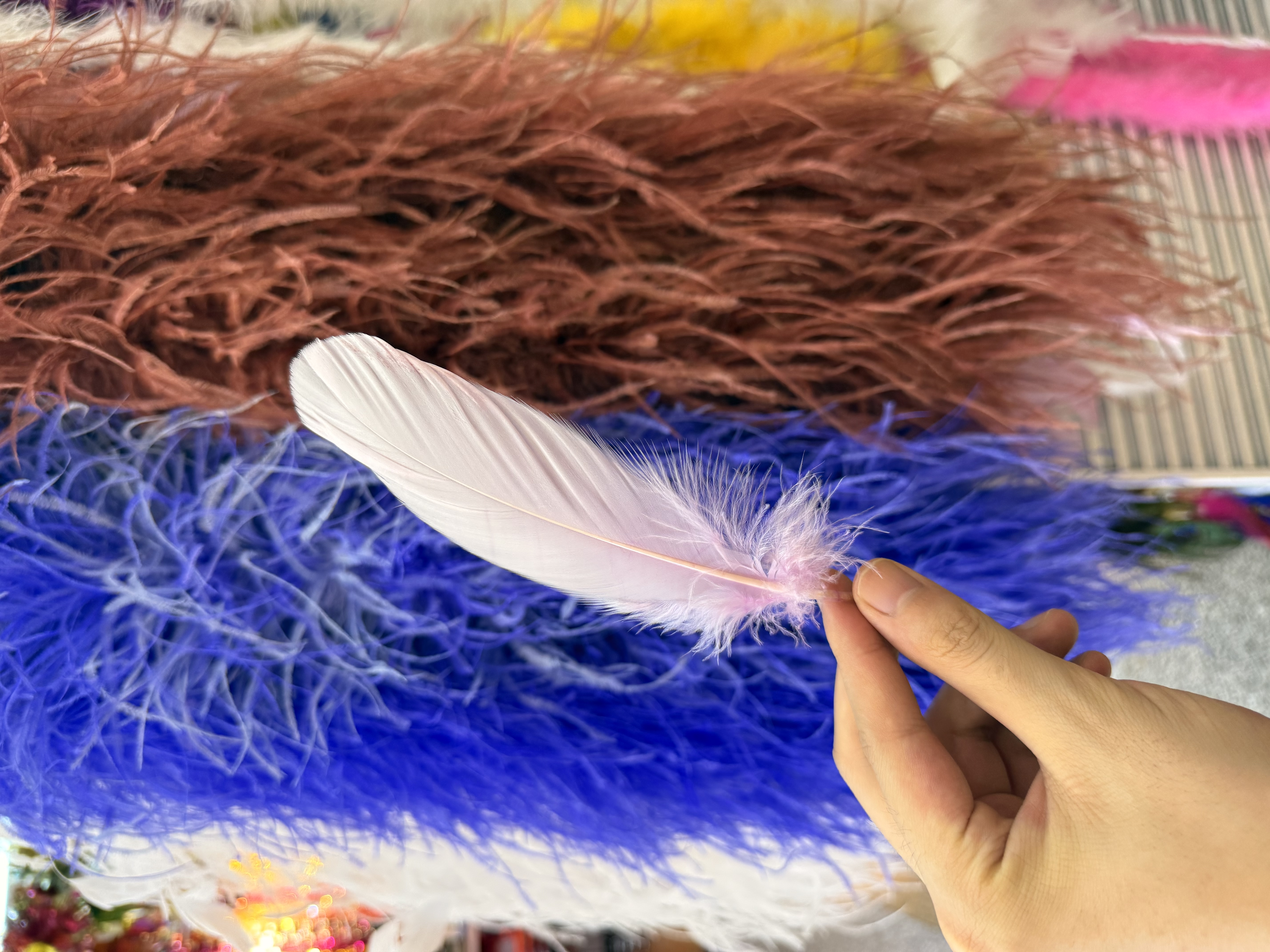 天然鹅毛大飘羽毛diy手工饰品羽毛配件12-18cm多尺寸