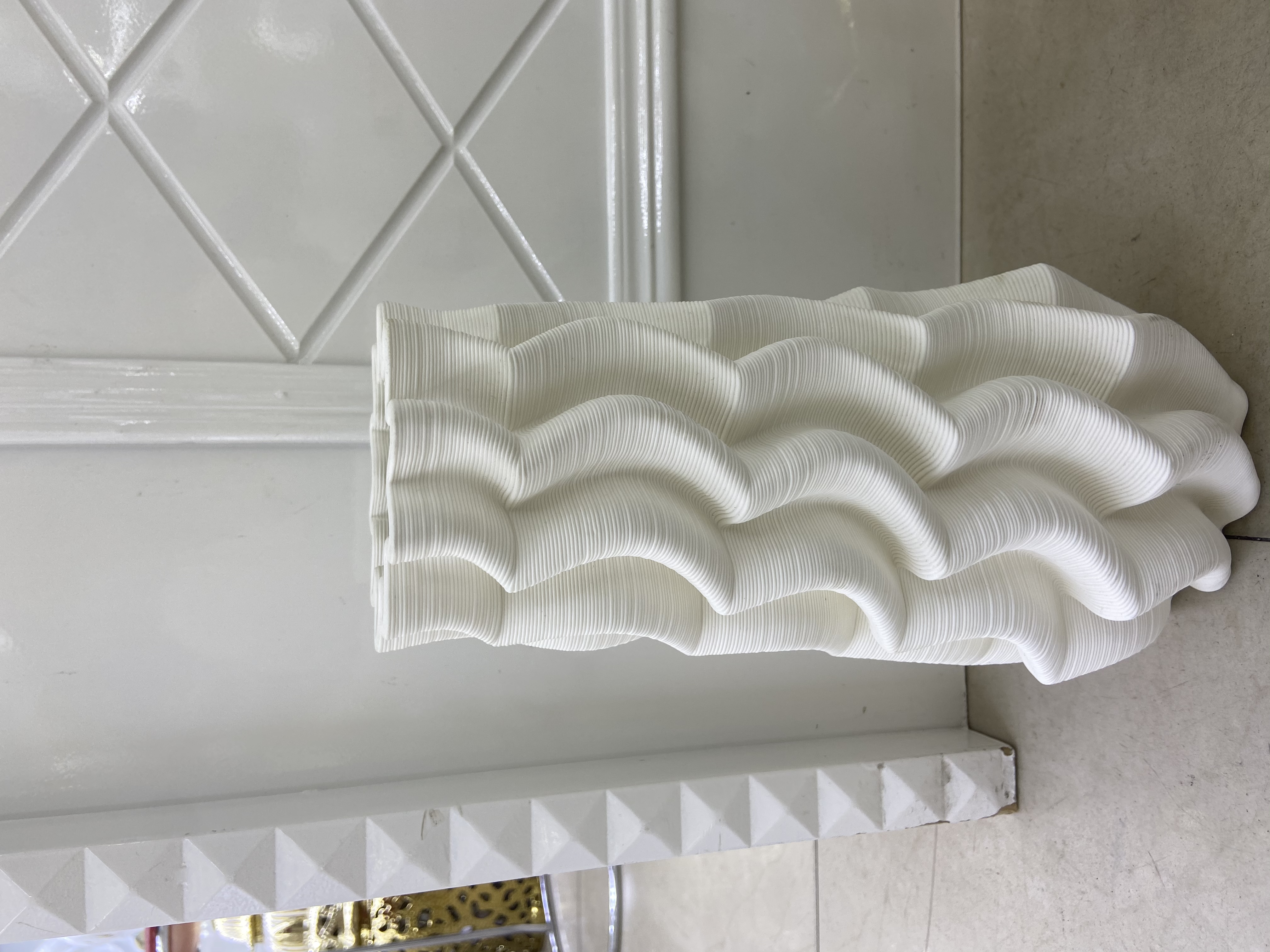 陶瓷花瓶纸花瓶3D打印花瓶多款创意家居装饰插花插瓶工艺品花瓶陶瓷花瓶