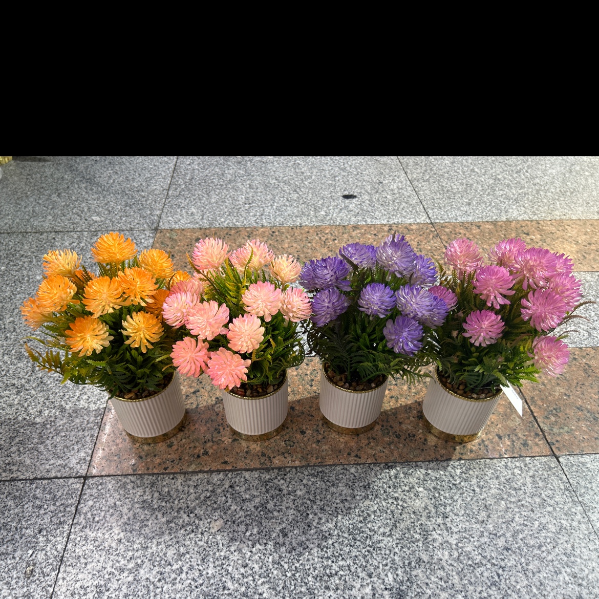 桃花假树蝴蝶兰仿真花剑兰装饰盆栽室内绿植假花摆件家居装饰