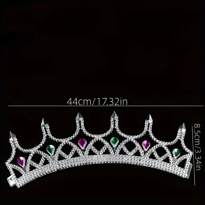 儿童夏季可爱夹子发圈皇冠拇指圈套装儿童发饰宝宝发夹头饰儿童皇冠白底实物图