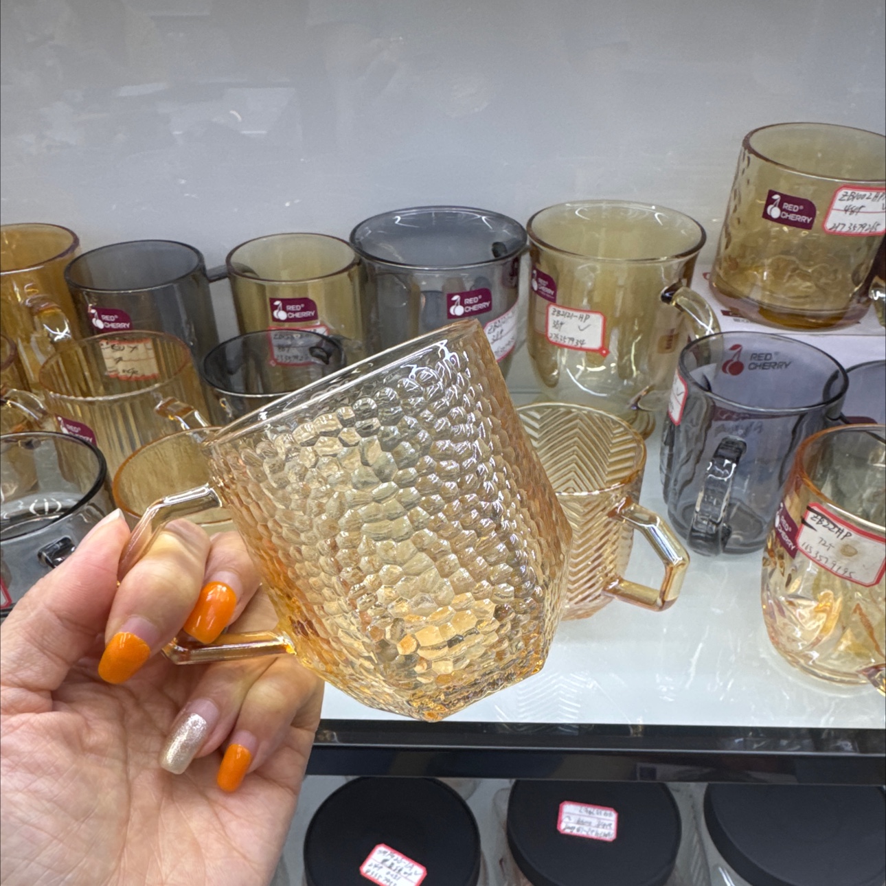把杯玻璃水杯细节图