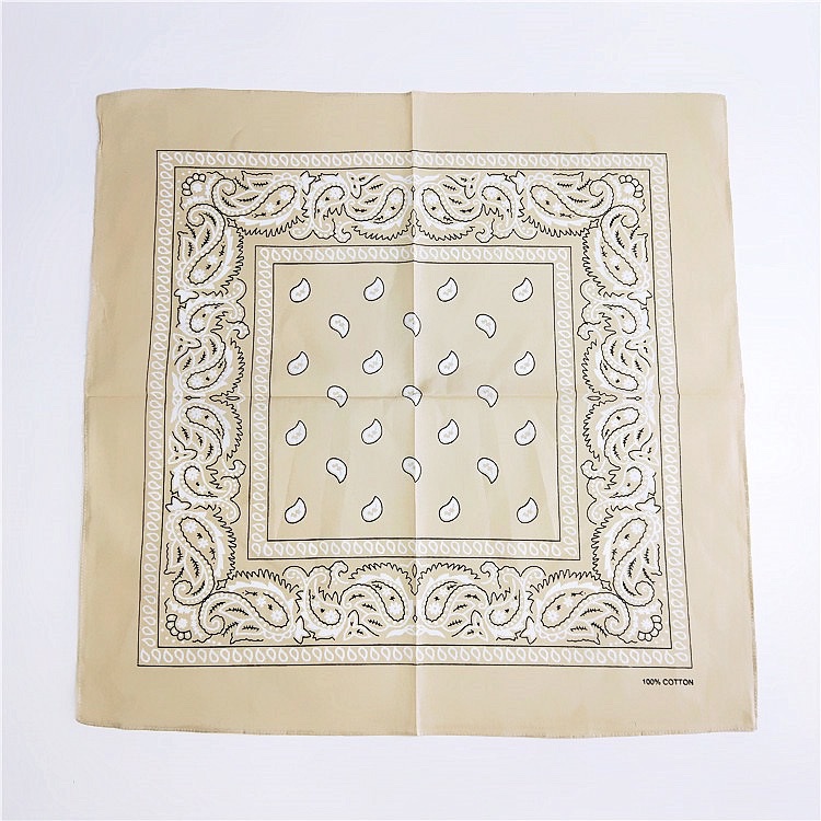 55纯棉小方巾小丝巾女新款春秋夏季时尚百搭韩版头巾工作嘻哈围巾 详情图17