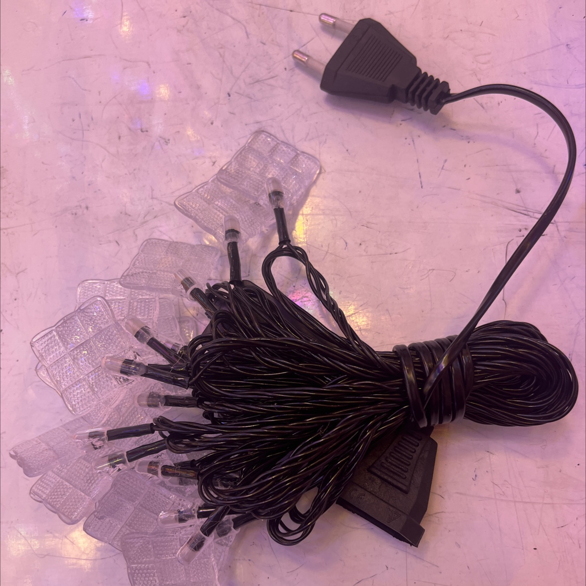 20头4米马来包彩色花灯带尾插装饰灯100套一件详情图2