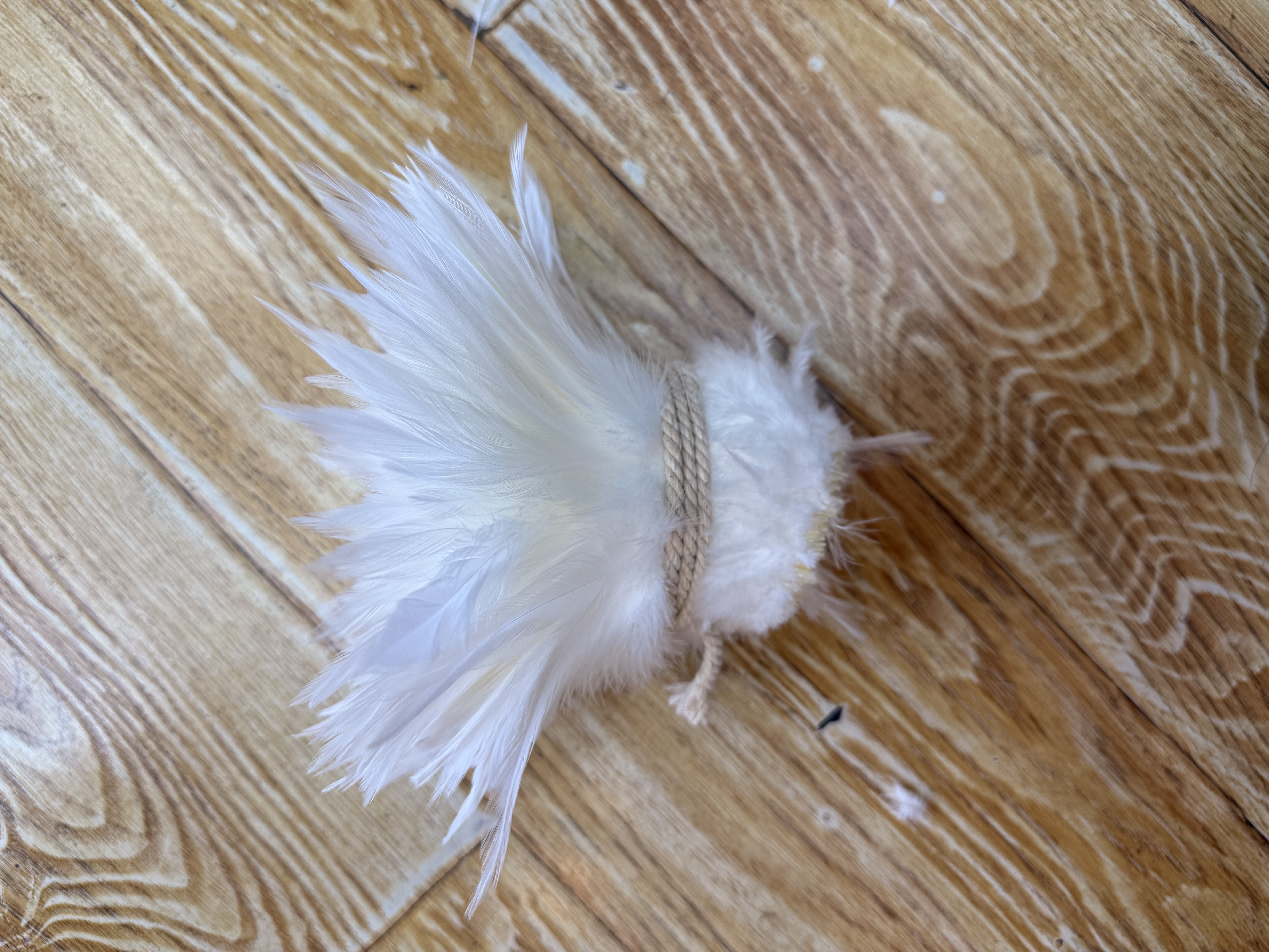 4-6英寸纯白色尖毛羽毛diy 手工配件 饰品配件