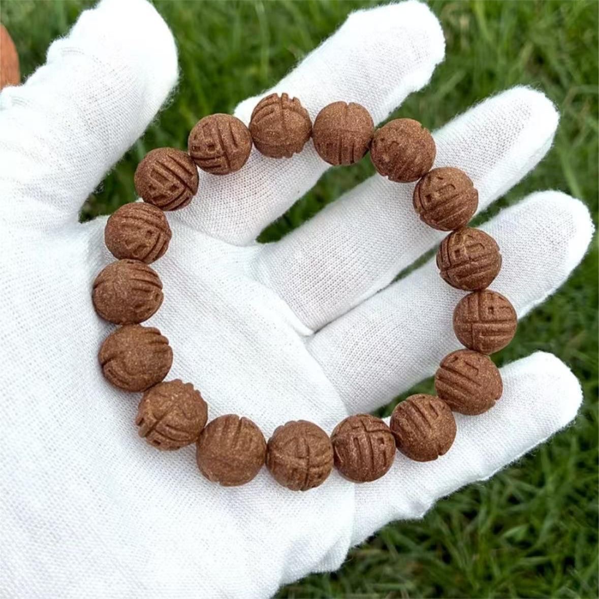 The traditional Chinese medicine bracelet for soothing the liver and the Five Elements bracelet combined with incense beads can calm the mind, help sleep and stabilize emotions. It is an intangible cultural heritage handcrafted gift for both men and women detail image 3