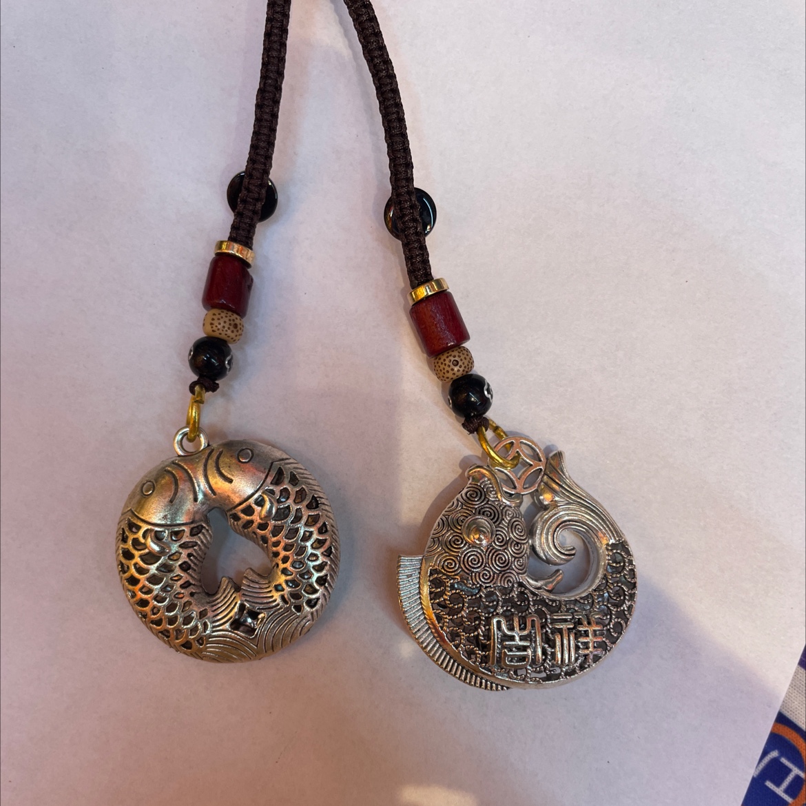 钥匙扣金属环钥匙扣女2024可爱仿古吊饰情侣款