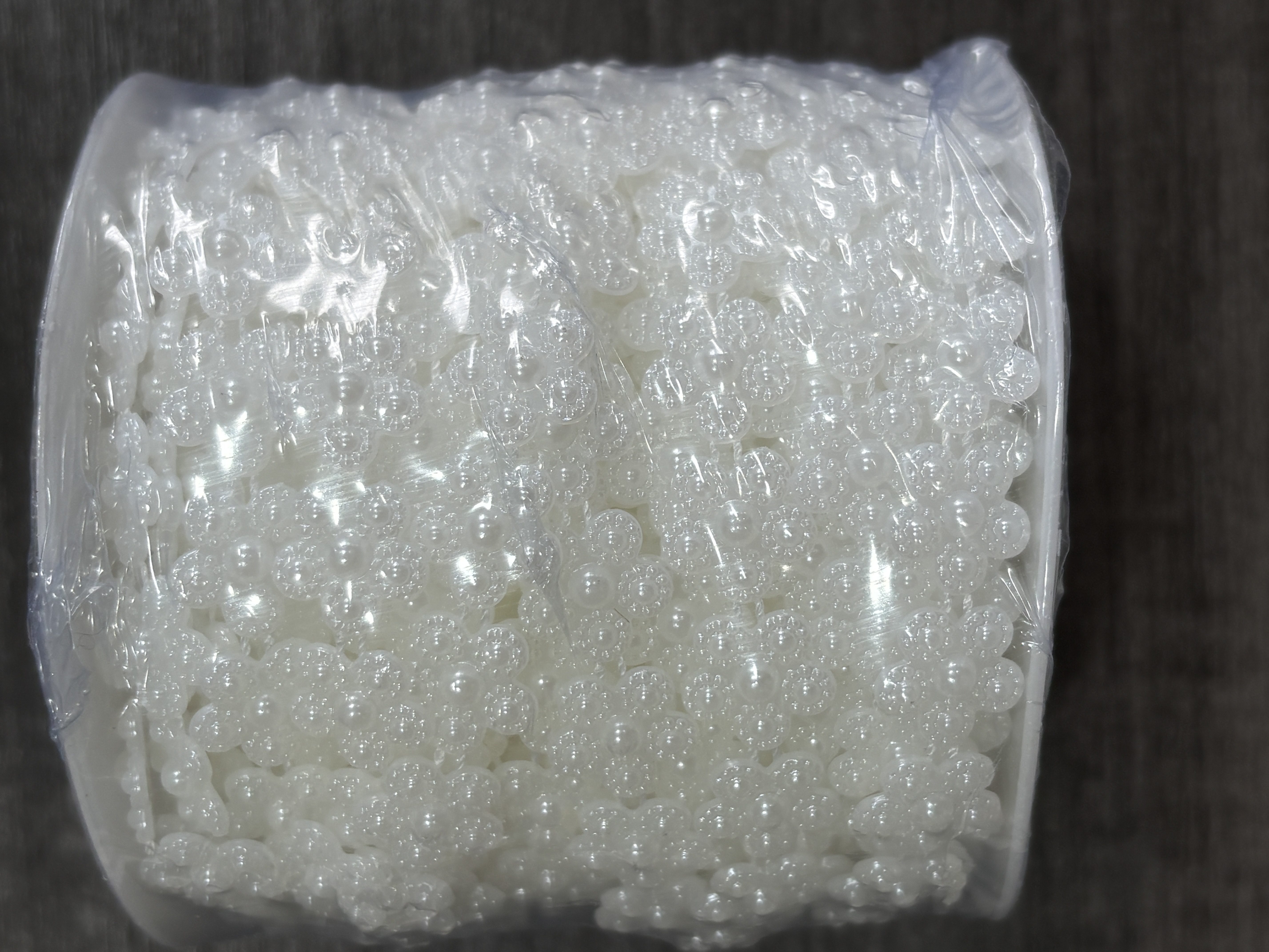 五瓣花小梅花珍珠手工diy花艺花边装饰珠链饰品配件