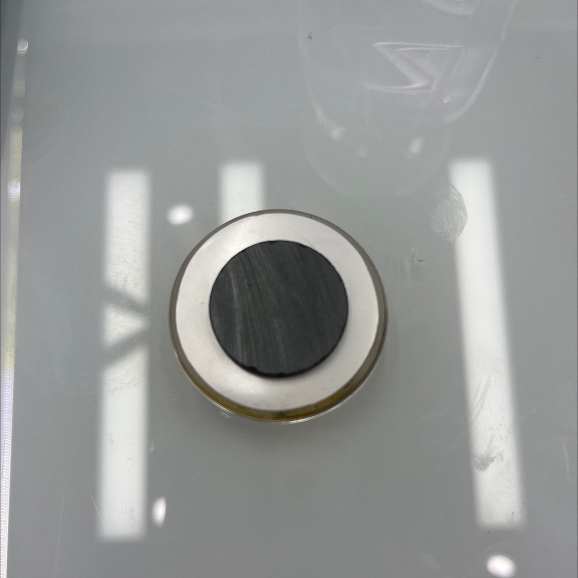 玻璃冰箱贴圆形笑脸景区专供可来图定制4cm中型尺寸玻璃冰箱贴水晶细节图