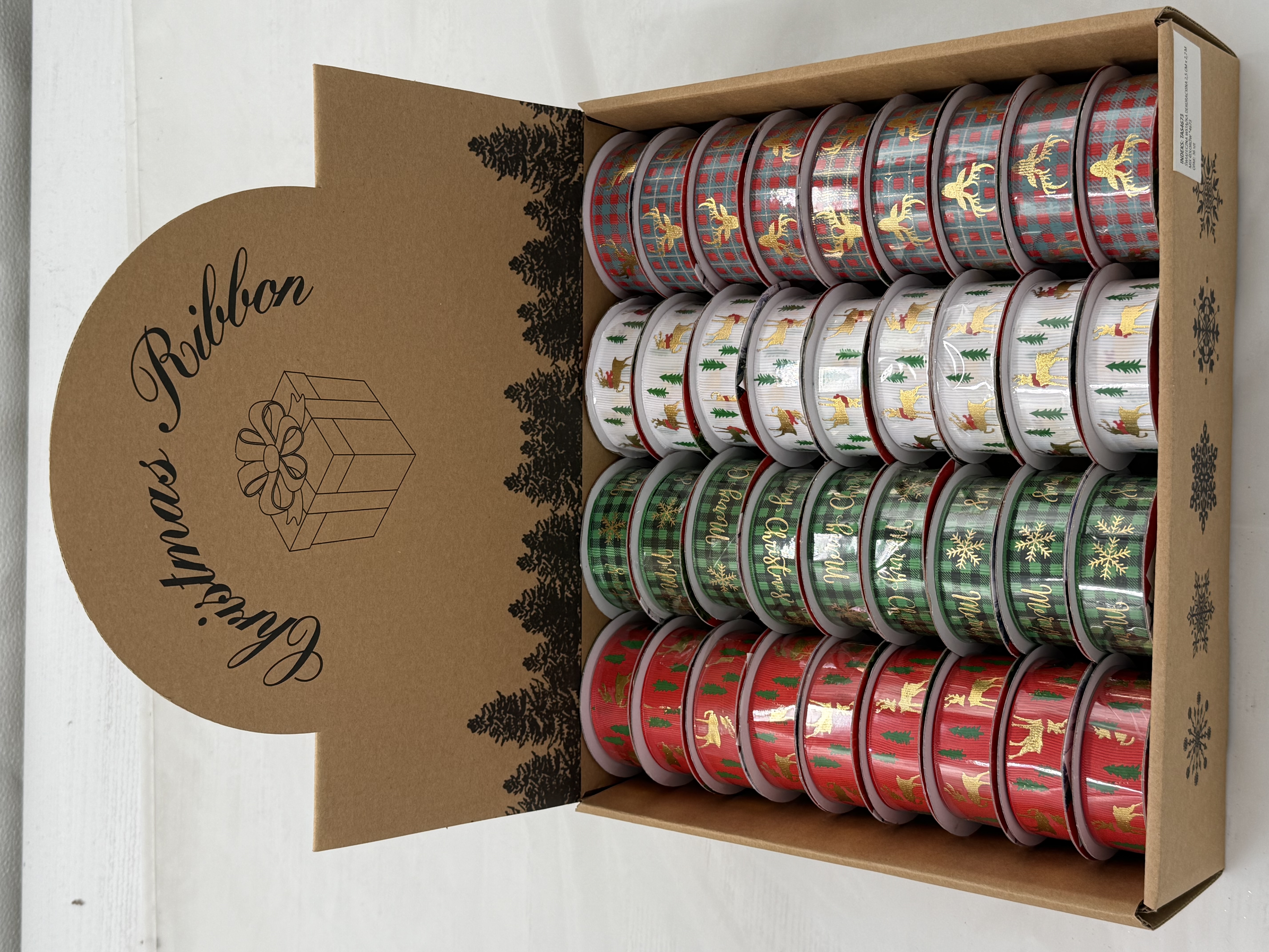 织带缎带提花人字提花织带装饰手工DIY服装包包配件宽幅工艺品50米织带