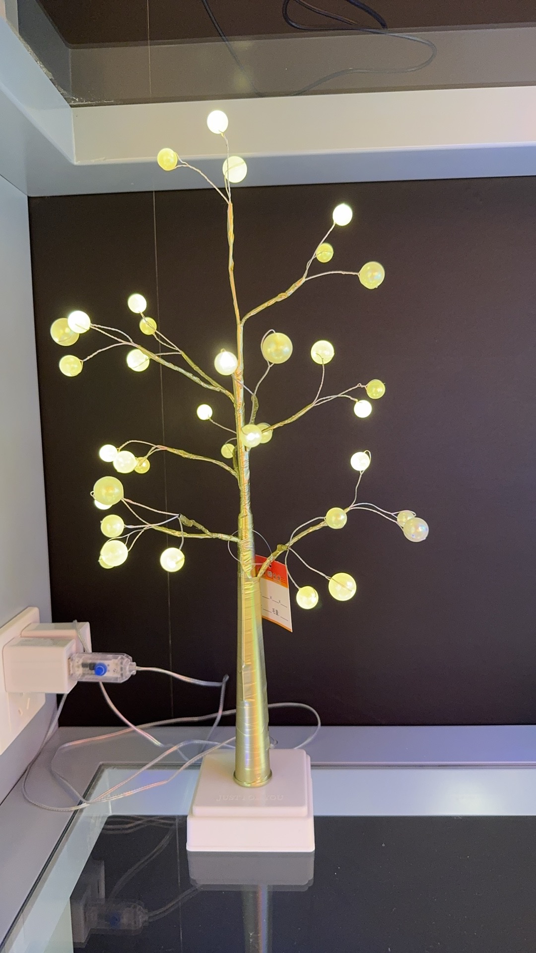 珍珠树灯3D打印玩具宗教工艺品招财猫柳编塑料镀金工艺品创意摆件收藏品详情图4