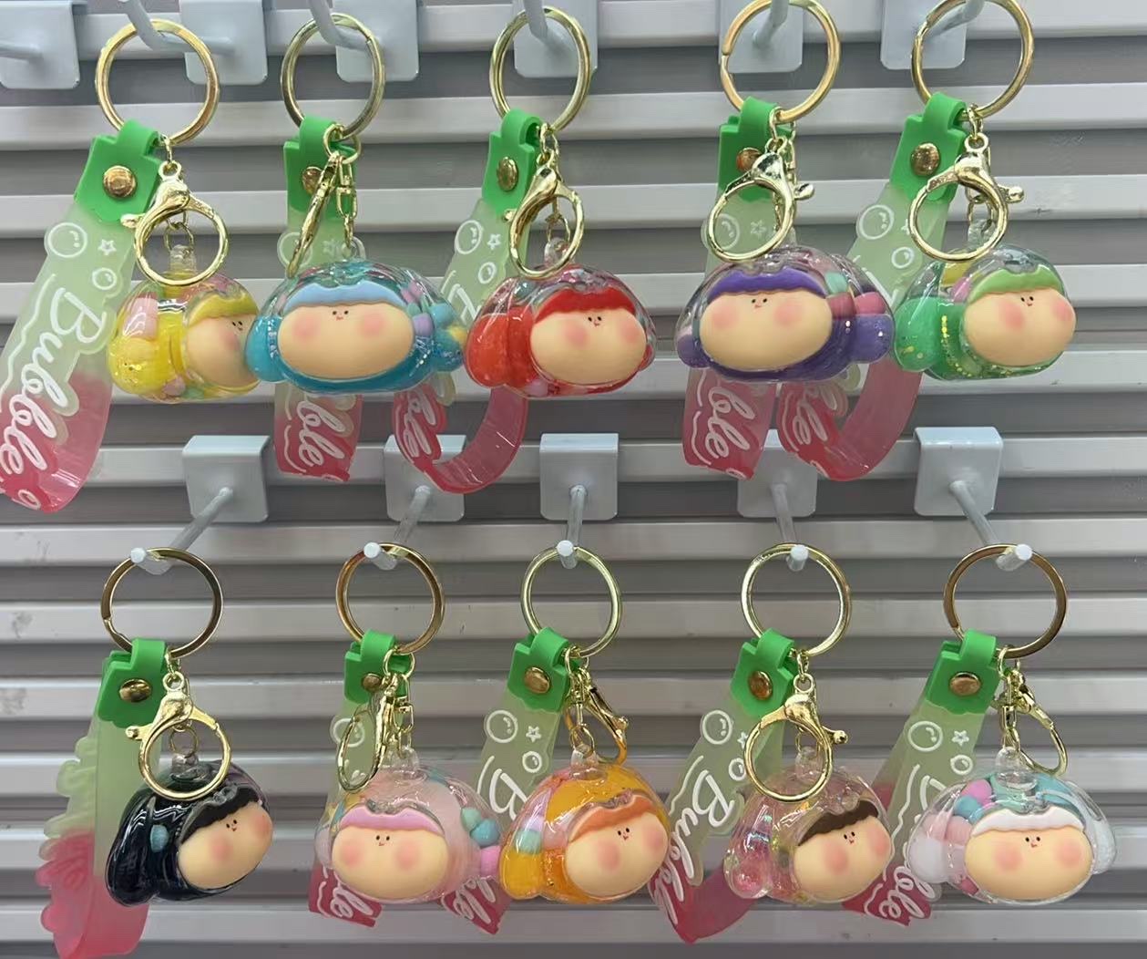 入油钥匙扣饰品钥匙扣配件可爱卡通挂件礼品