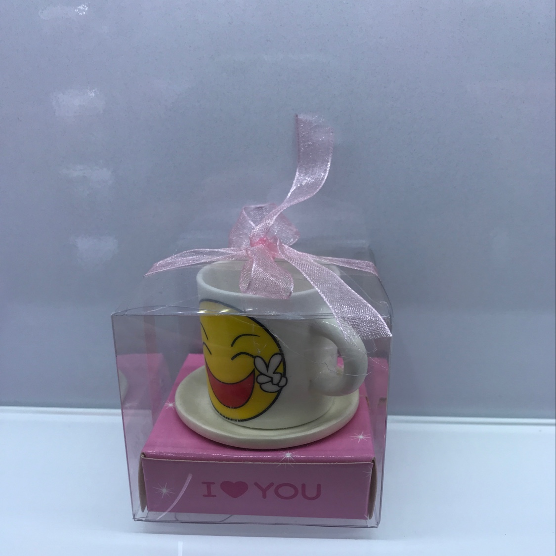 小米你杯工艺品摆件家居装饰陶瓷花艺术品创意摆设陶瓷工艺品白底实物图