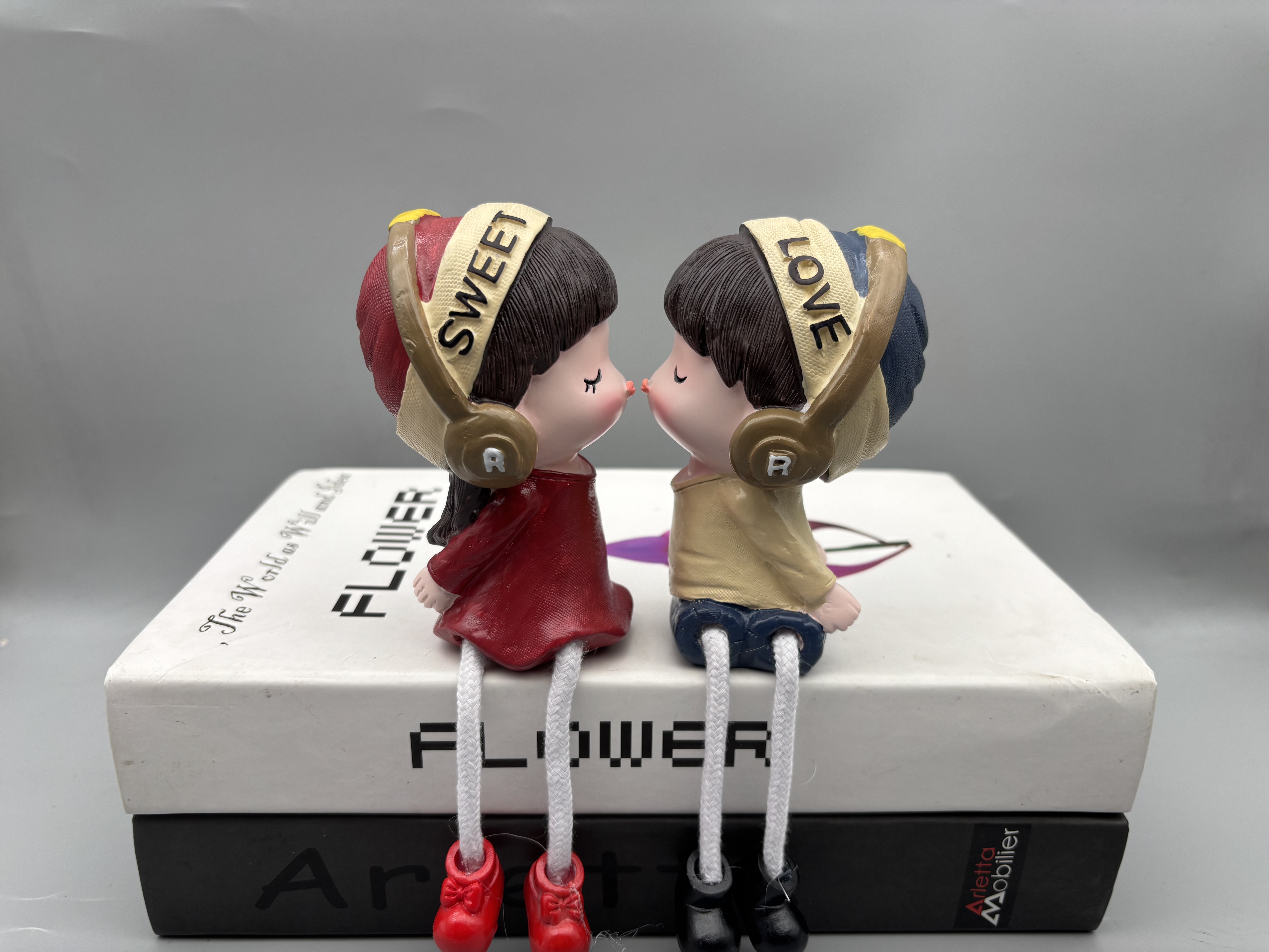 树脂吊脚摆件，装饰品，情侣家居摆件