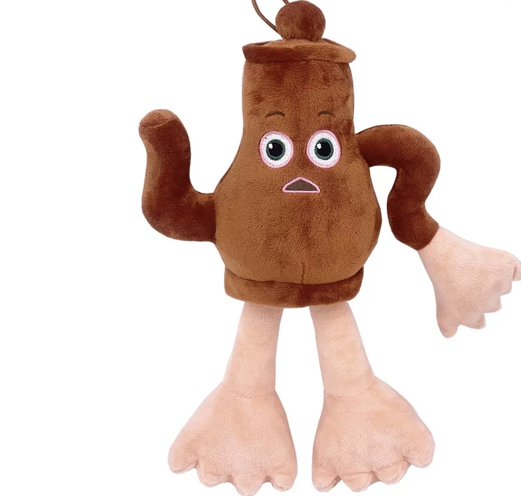 Shark American Shan Hai Jing plush Toys, Foreign Shan Hai Jing Toy Wooden Stick Figure series detail image 4