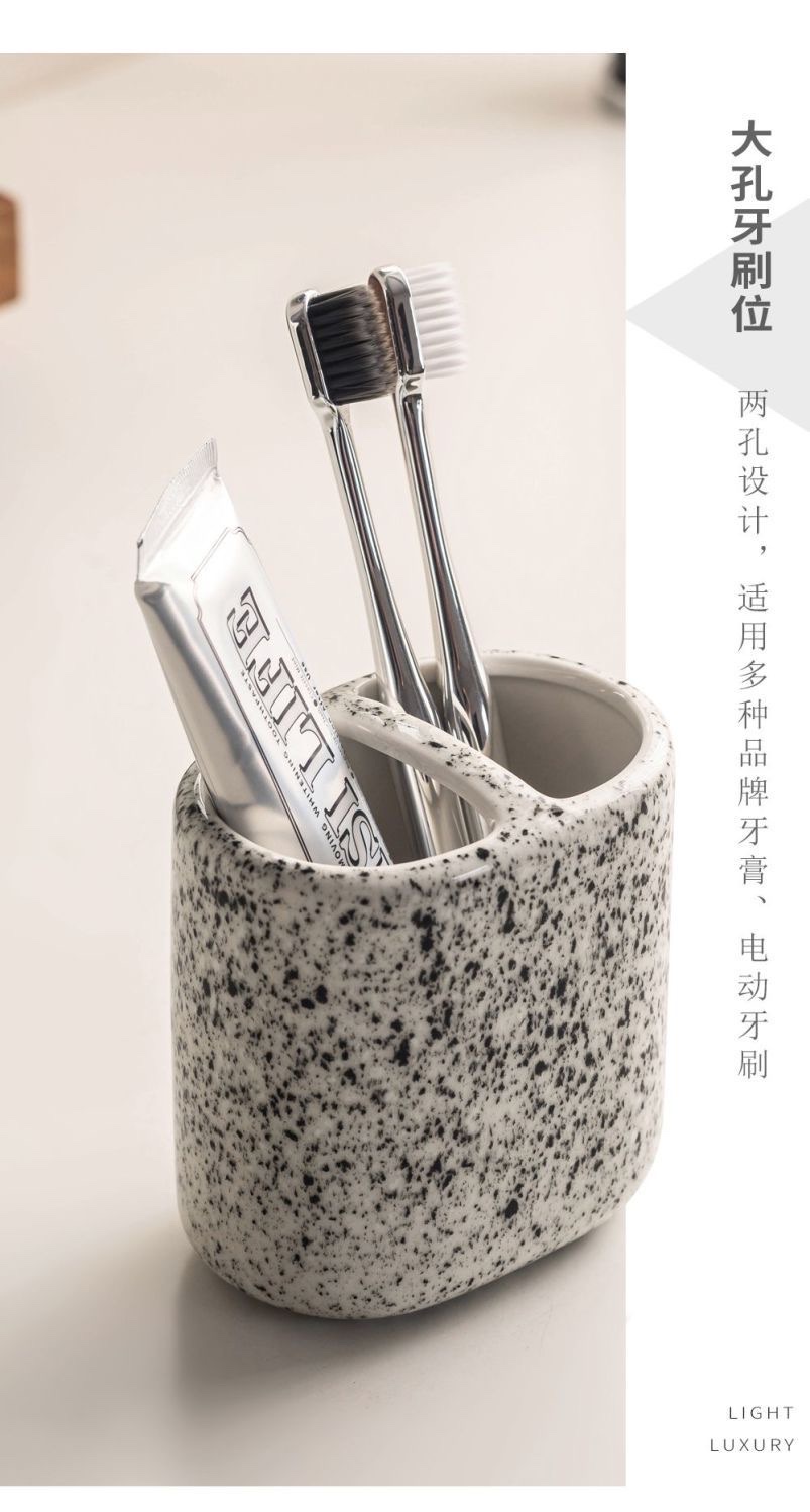 ins风陶瓷沐浴瓶，民宿酒店浴室高级感，实用浴室瓶，大理纹沐浴瓶简约高级