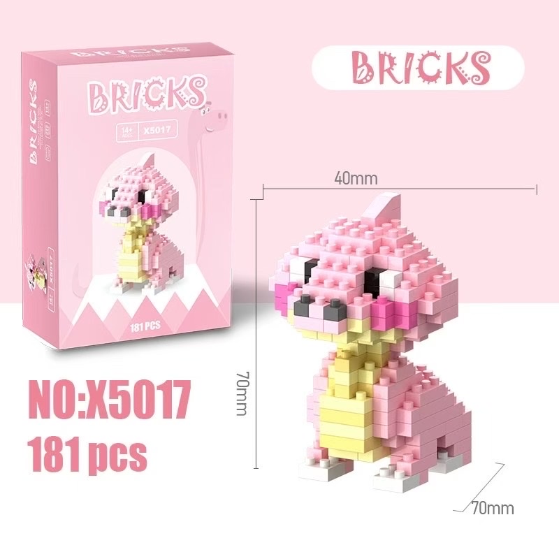 Reward students with Tyrannosaurus rex building block gifts, dolls, children's creative educational toys, small gifts, and class prizes Application Scenario