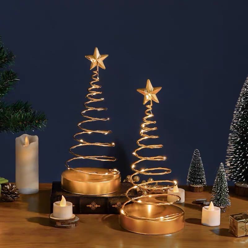 北欧ins轻奢灯光摆件创意家居圣诞节装饰品卧室房间布置工艺品产品图