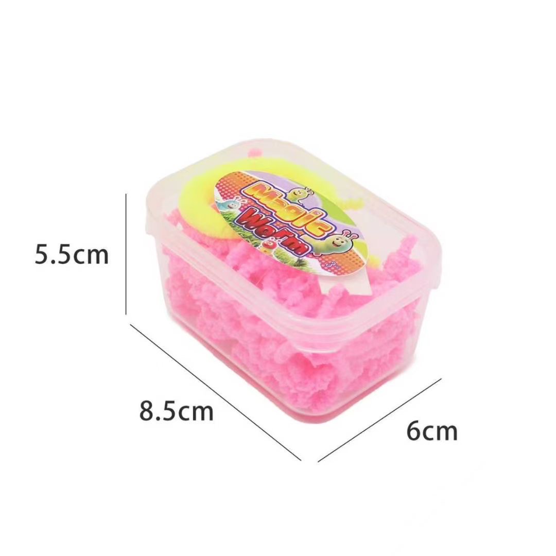 毛毛虫 发泄毛毛虫 整蛊玩具 白底实物图