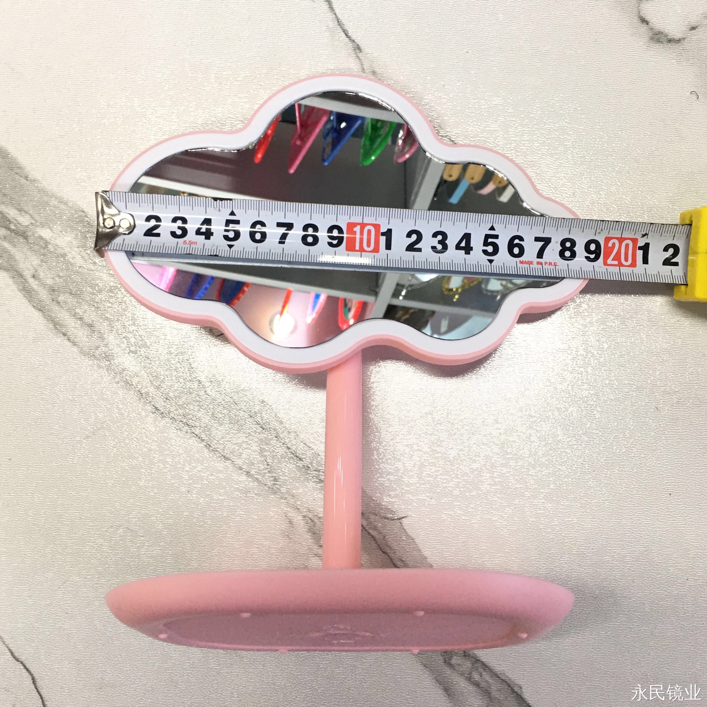 镜子/镜梳/化妆镜台镜/LED化妆镜/防碎镜子细节图