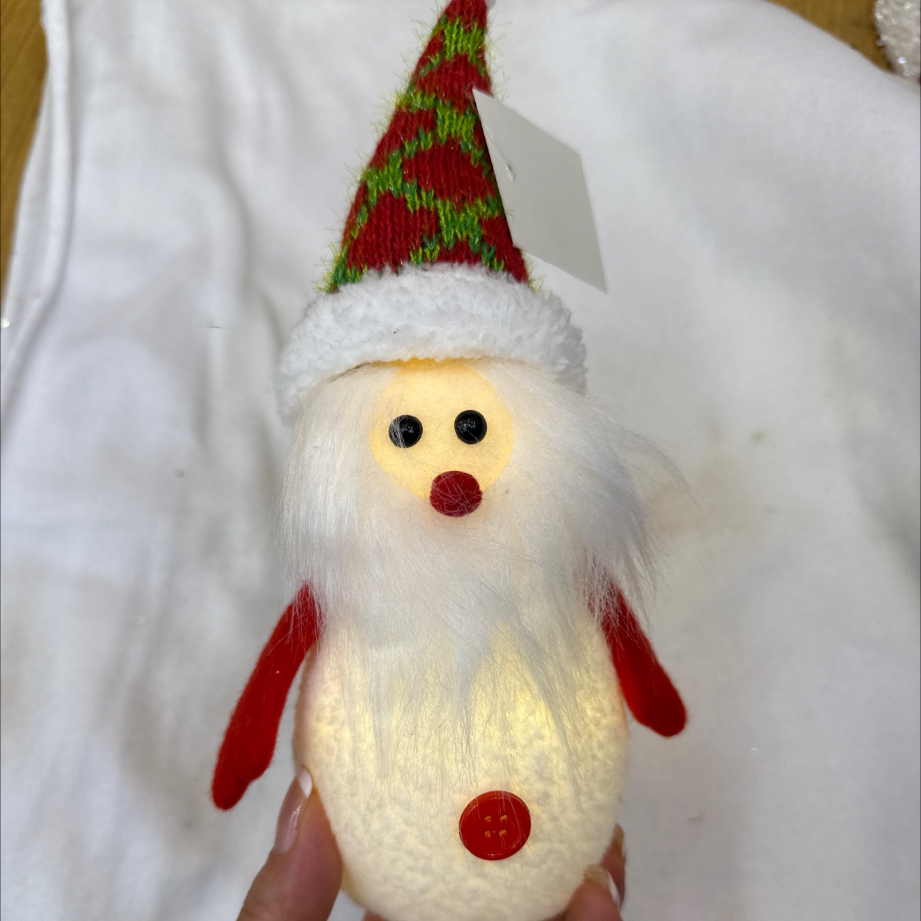 圣诞装饰品，雪人，老人，带灯详情图6