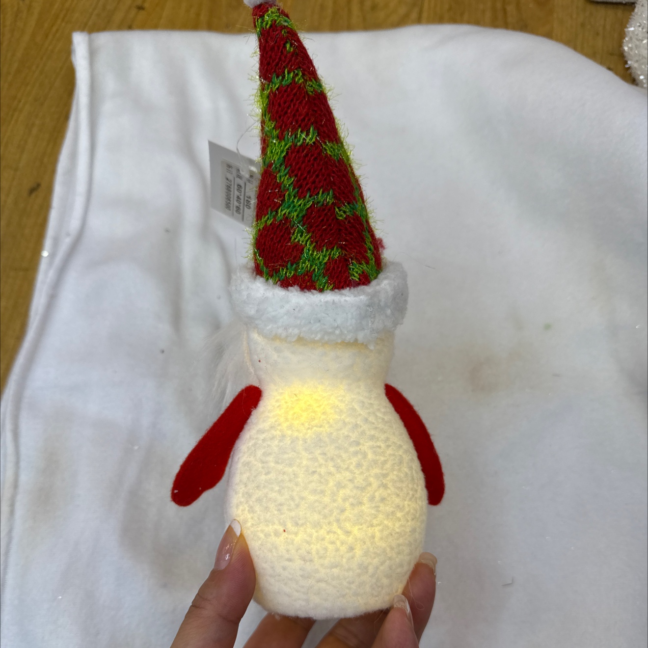 圣诞装饰品，雪人，老人，带灯详情图4