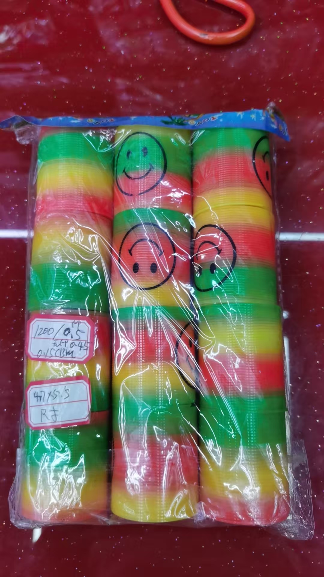 玩具 迷你玩具 彩虹圈 拉拉圈 拉长玩具 