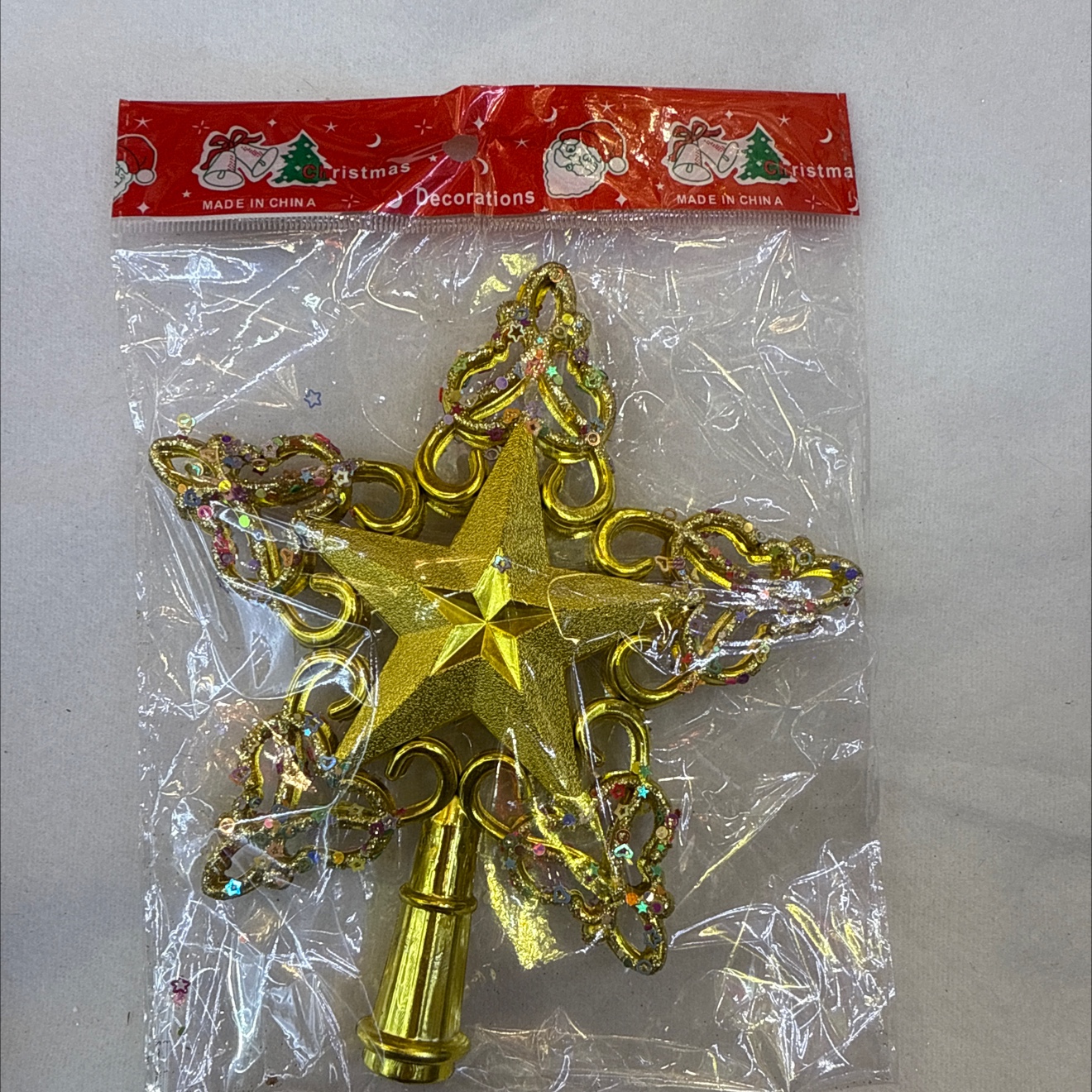 圣诞用品，圣诞树圣诞用品，五角星