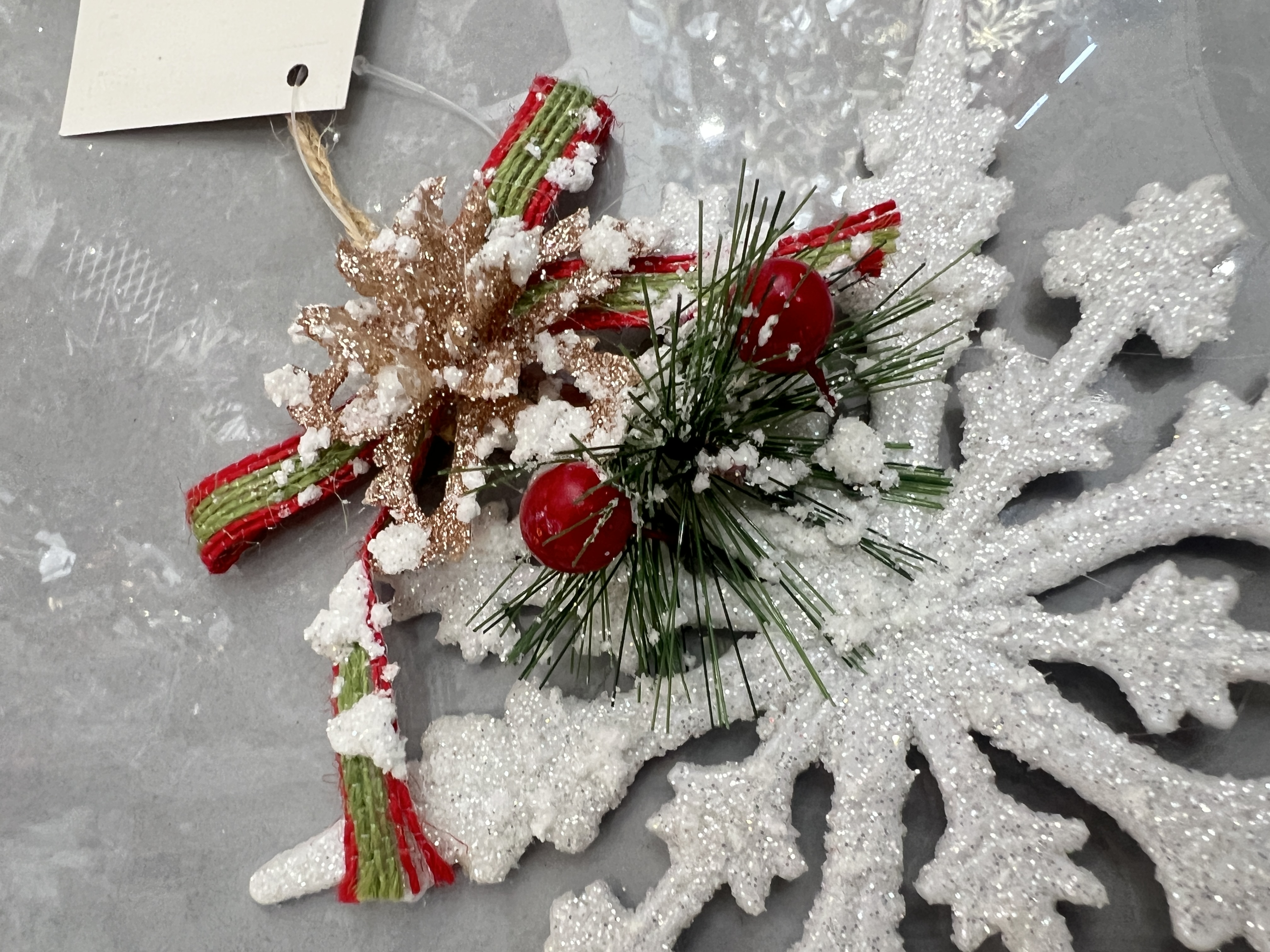 3D打印玩具宗教工艺品招财猫柳编塑料镀金工艺品创意摆件收藏品，圣诞装饰挂件，雪花❄️，圣诞挂件塑料镀金工艺品细节图