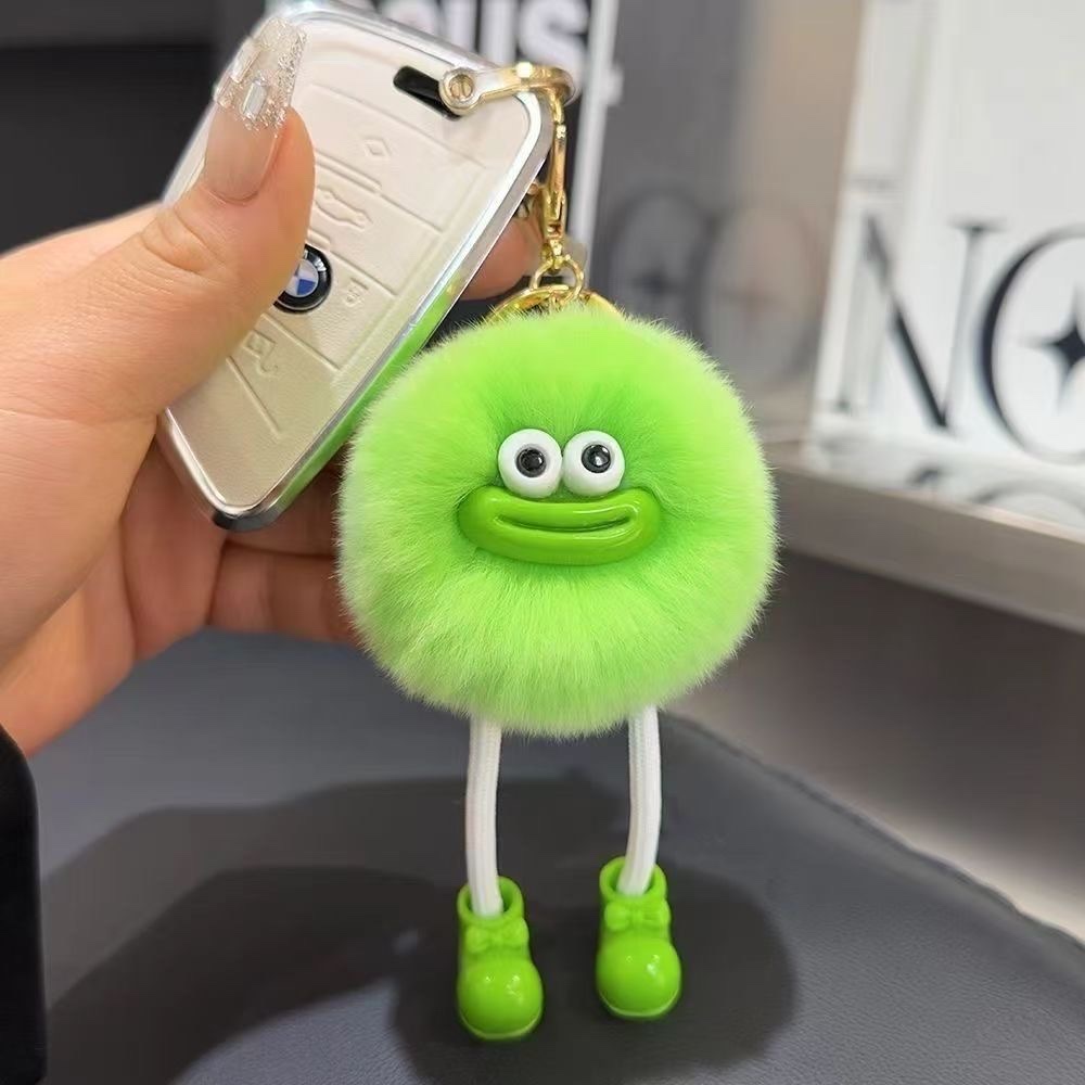 大嘴巴挂件超萌毛绒挂件小学生毕业小礼物毛茸茸钥匙扣包包挂饰细节图