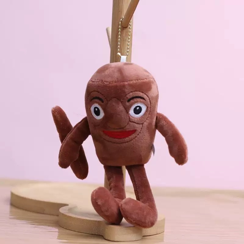 网红鲨鱼山海经小挂件可爱毛绒玩具公仔包包挂饰钥匙扣玩偶 详情图3