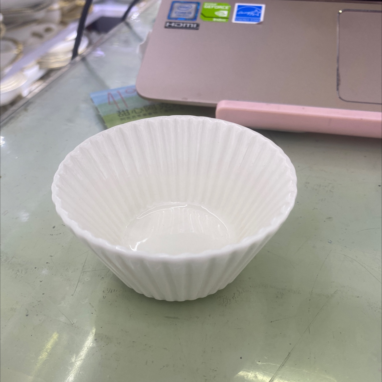 3.5寸白瓷小碟子，酱料碟，醋碟陶瓷餐具详情图2