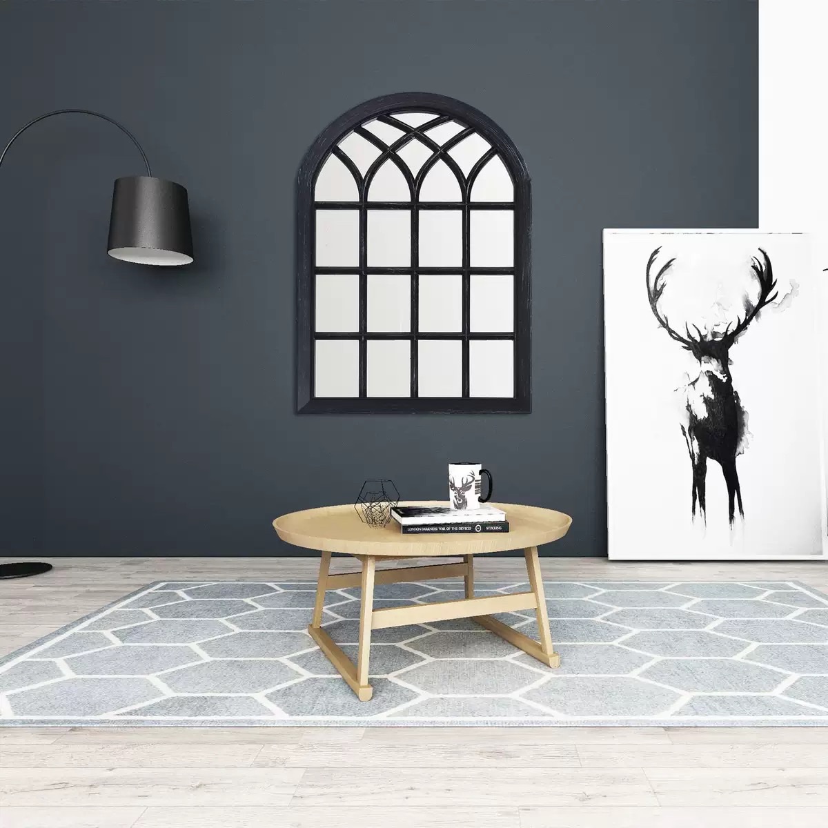 窗户镜子 南美 塑料镜子批发 装饰镜子 墙饰镜子 镜子详情图2