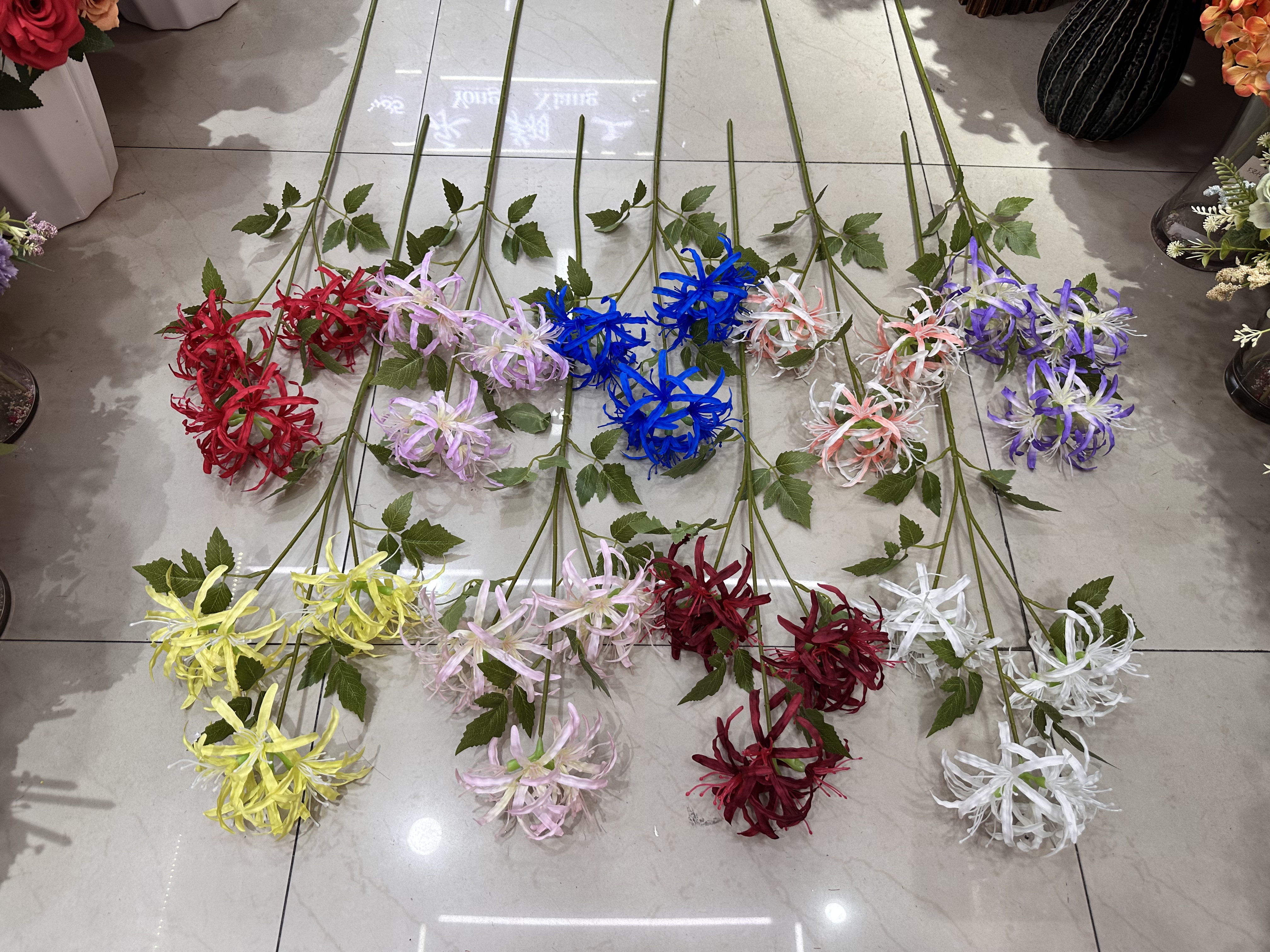 蝴蝶兰仿真花瓣干花摆设剑兰仿真花装饰美丽室内花艺假花