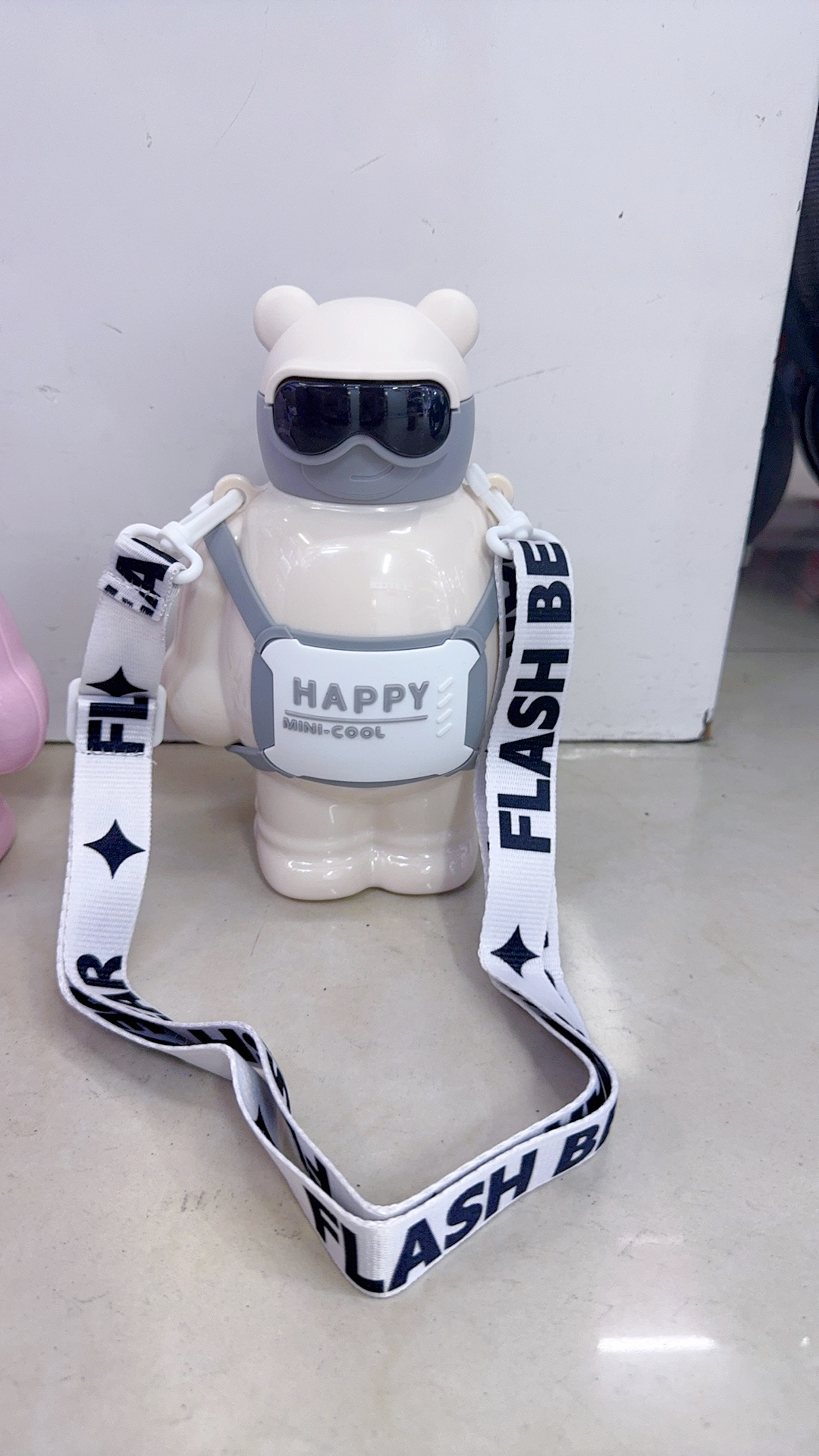 Children's cartoon dual-purpose insulated cup back strap long-lasting insulated water cup