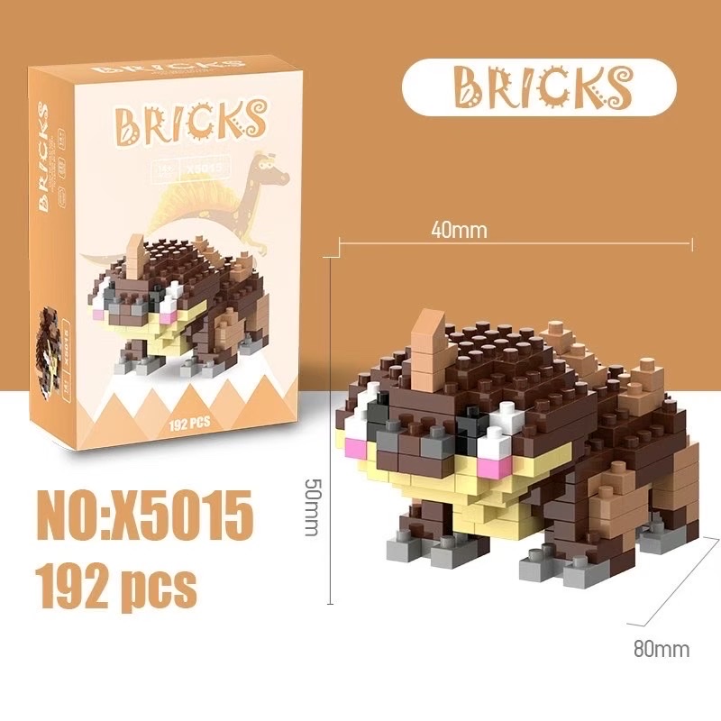 Reward students with Tyrannosaurus rex building block gifts, dolls, children's creative educational toys, small gifts, and class prizes undefined