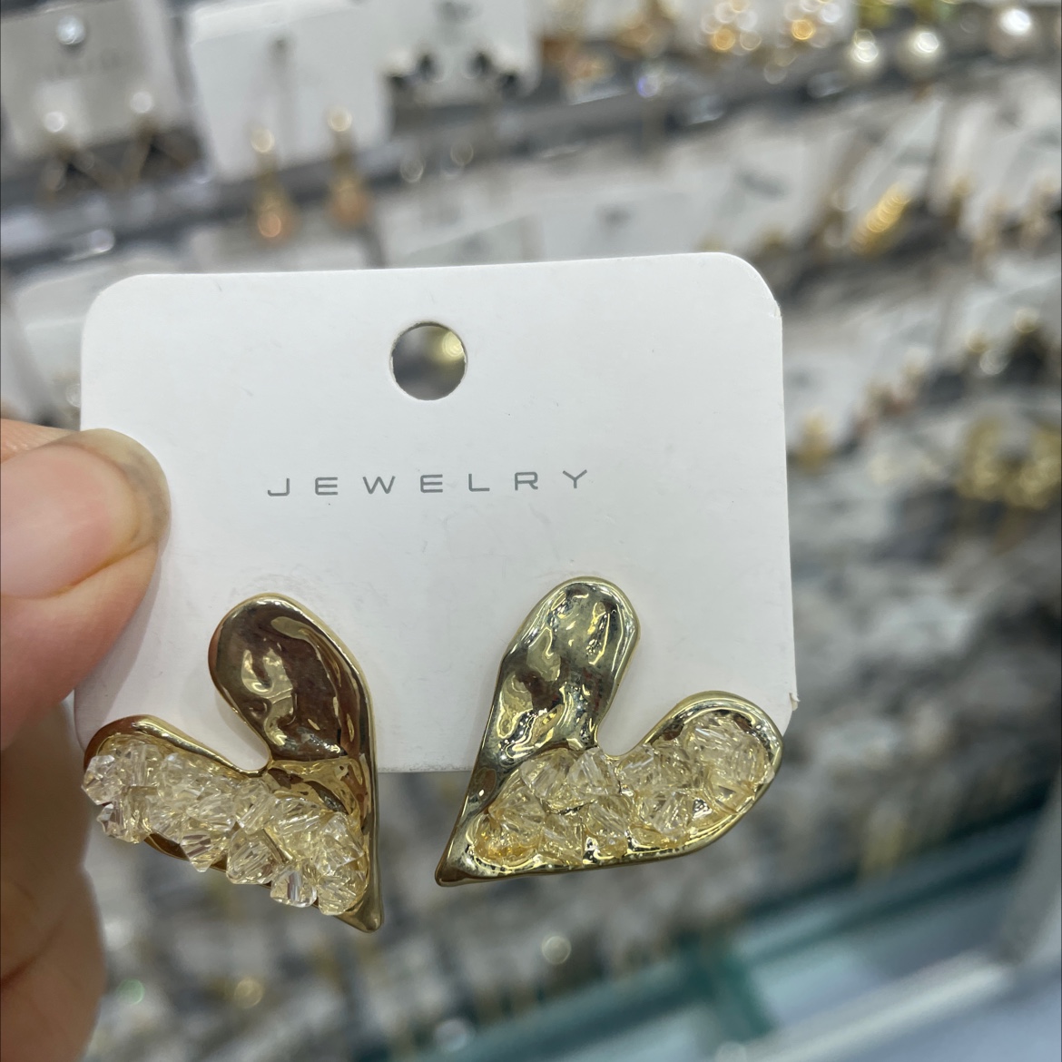 饰品耳饰珍珠耳环烧焊锆石耳环时尚简约气质百搭女款配饰品细节图