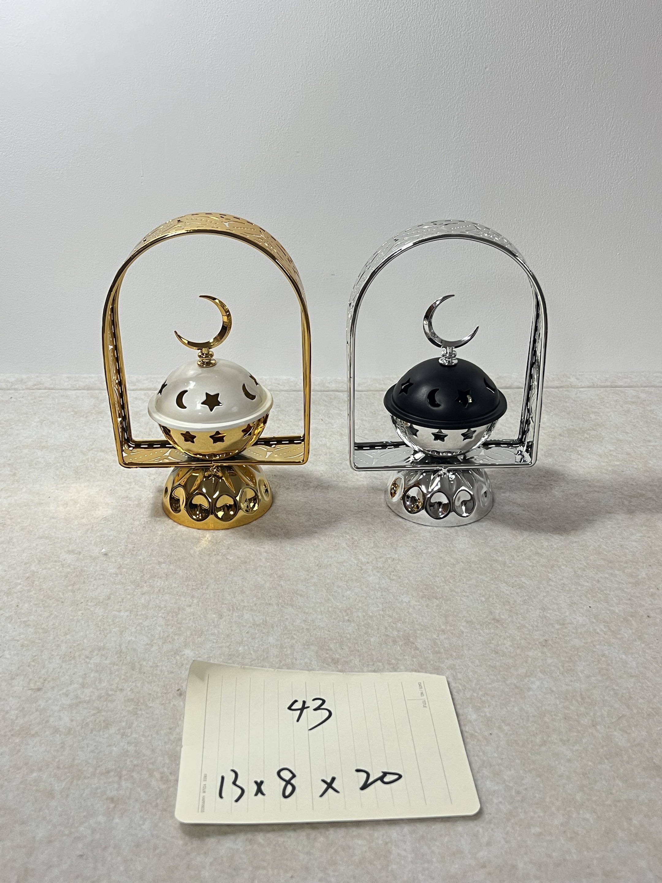 铁艺bakhoor 香熏炉工艺品阿拉伯文陶瓷摆件工艺品