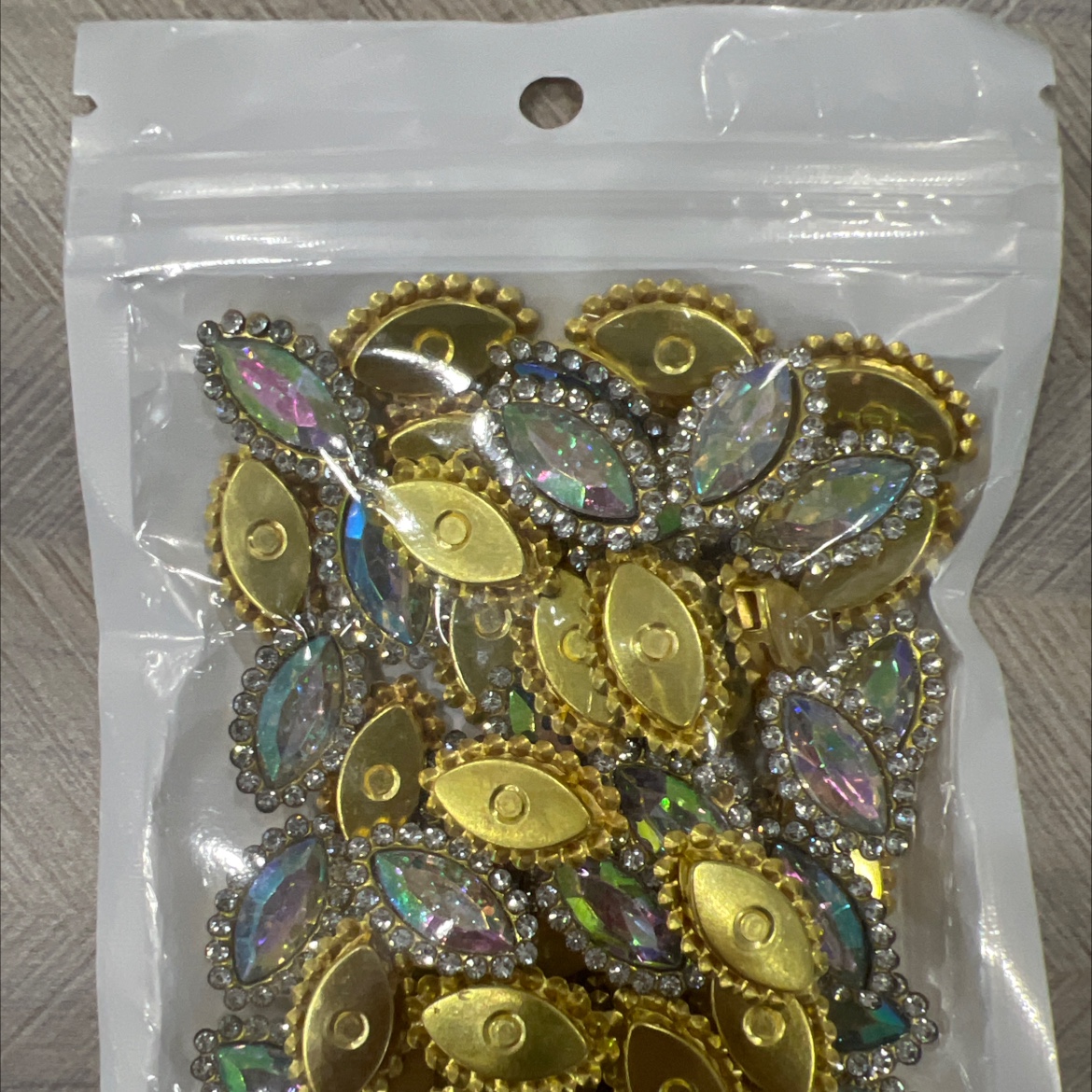 滴油饰品配件锆石捷克琉璃配件DIY材料配件手工制作配件装饰配件多款选择亚克力多彩配色太阳花钻