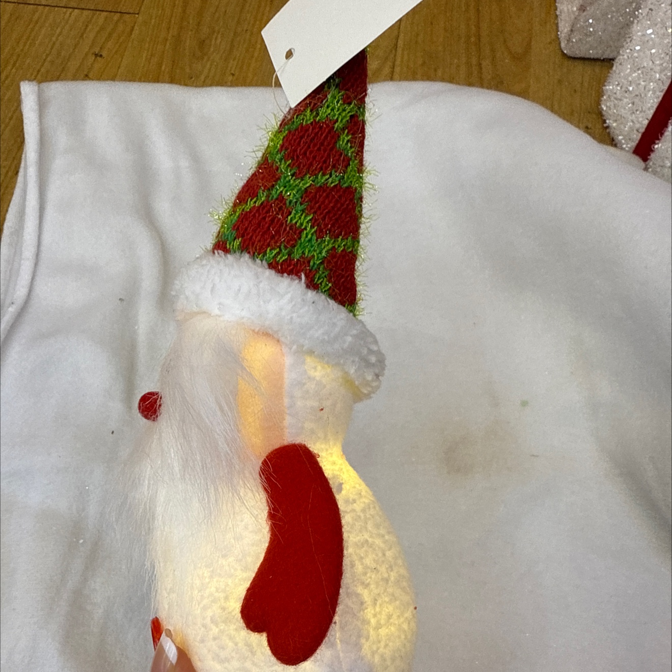 圣诞装饰品，雪人，老人，带灯详情图3