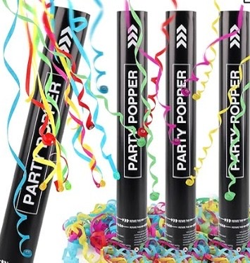 礼炮喜庆圣诞手拧礼花筒婚庆手持礼炮节日庆典烟花表演装饰礼炮喜庆