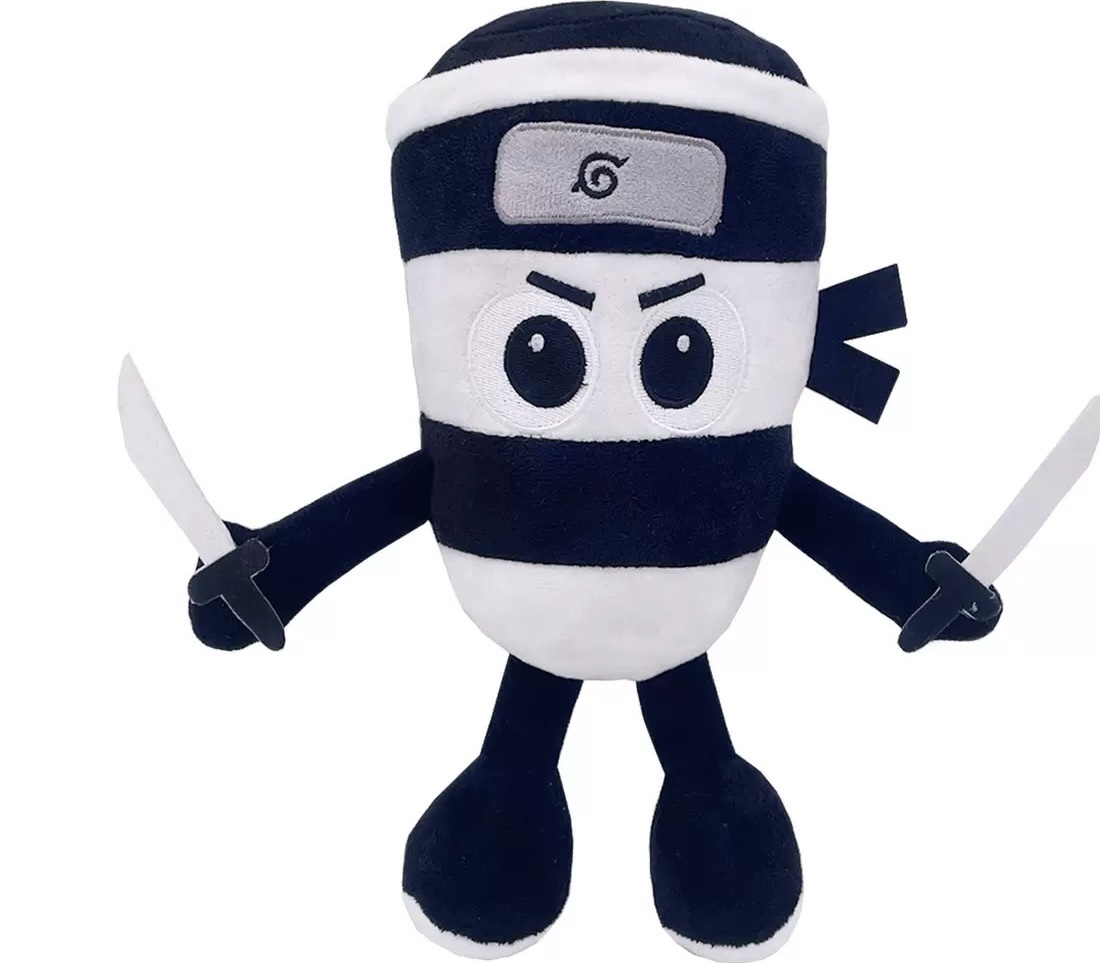 Shark American Shan Hai Jing plush Toys, Foreign Shan Hai Jing Toy Wooden Stick Figure series detail image 9