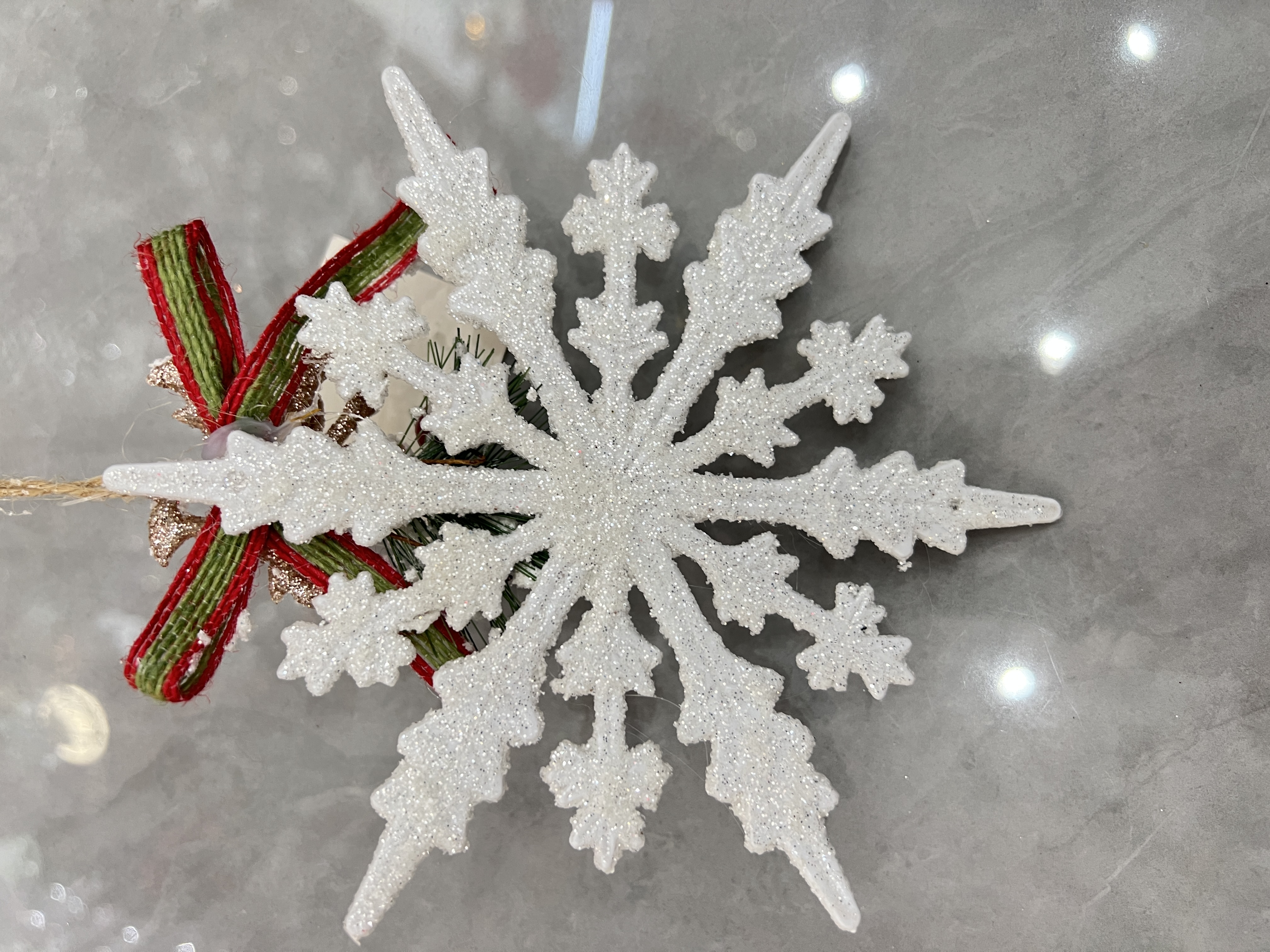 3D打印玩具宗教工艺品招财猫柳编塑料镀金工艺品创意摆件收藏品，圣诞装饰挂件，雪花❄️，圣诞挂件塑料镀金工艺品产品图