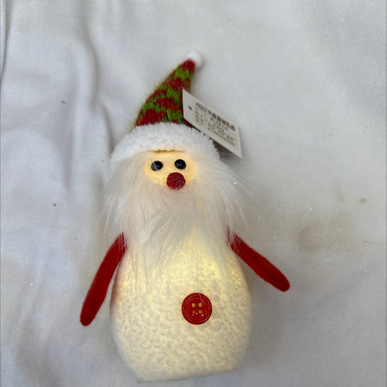 圣诞装饰品，雪人，老人，带灯详情图2